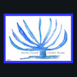 Chanukah Hannukah Hanukah Menorah Poster<br><div class="desc">One of the great delights of the holiday season is trying to decide how to spell Hannukah? This menorah painting celebrates that.</div>