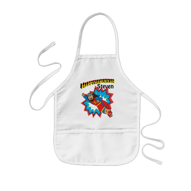 Chanukah Judah Maccabee Kids Apron (Front)