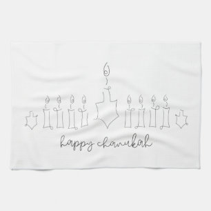 Chanukah Kitchen Towel