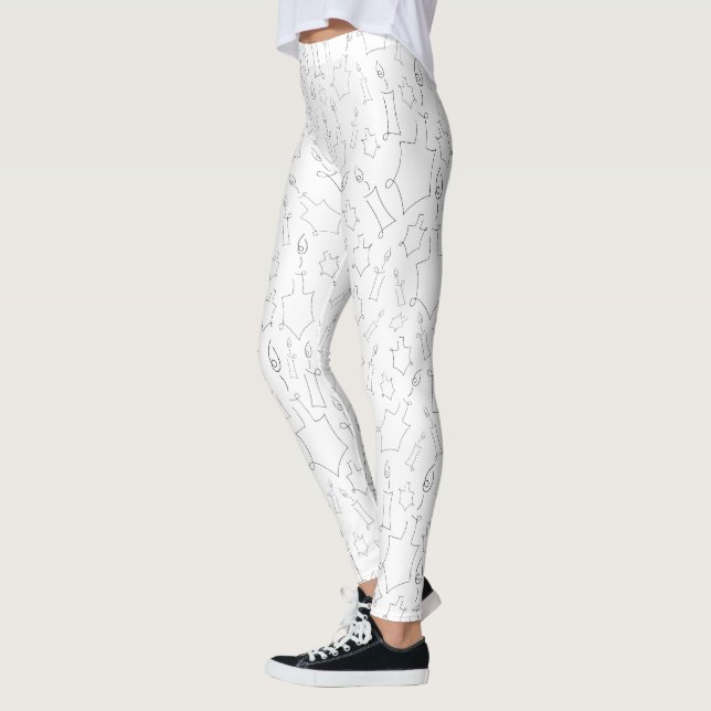 Chanukah Leggings (Left)