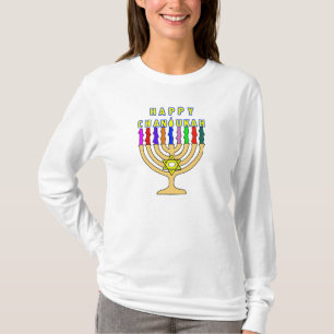 Chanukah Menorah Lights T-Shirt