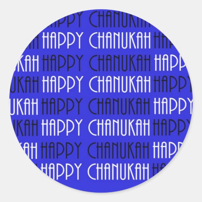 Chanukah oh Chanukah Stickers (Devant)