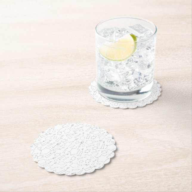 Chanukah Paper Coaster (Insitu)