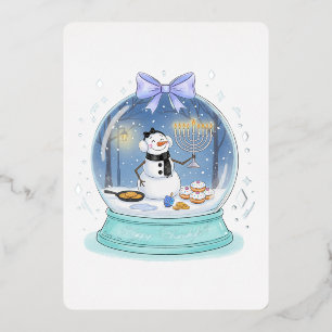 Chanukah Snow Globe