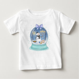Chanukah Snow Globe Baby T-Shirt