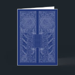 Chanukah ~ Star of David Scrollwork Greeting Cards<br><div class="desc">Elaborate swirls of rich scrollwork based on Moroccan Jewish artifacts from centuries ago decorate this elegant Chanukah card</div>