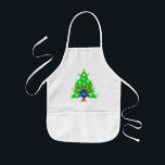 Chanukkah and Christmas Kids Apron<br><div class="desc">Hanukkah and Christmas together is perfect for interfaith families who celebrate both holidays. Featuring a chanukah menorah in front of a Christmas tree bringing out the spirit of the holidays.</div>