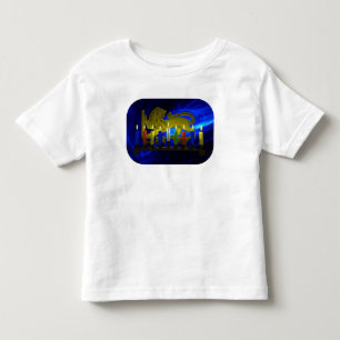 Chanukkah Brass Lion Menorah Toddler T-shirt
