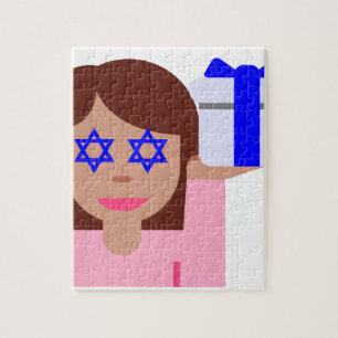 chanukkah hair flip emoji jigsaw puzzle