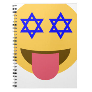 chanukkah hanukkah emoji notebook