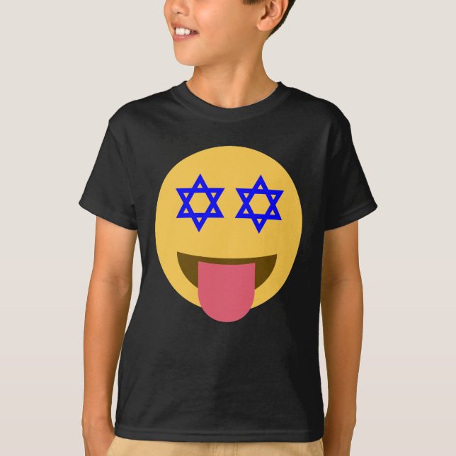 chanukkah hanukkah emoji T-Shirt (Front)