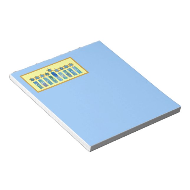 Chanukkah Notepad (Angled)