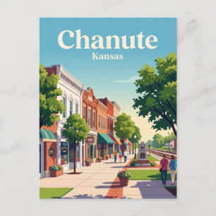 Chanute, Kansas Postcard