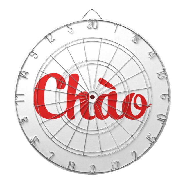 Chào / Hello ~ Vietnam / Vietnamese / Tiếng Việt Dartboard (Front)