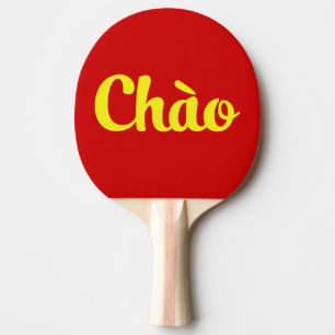 Chào / Hello ~ Vietnam / Vietnamese / Tiếng Việt Ping Pong Paddle