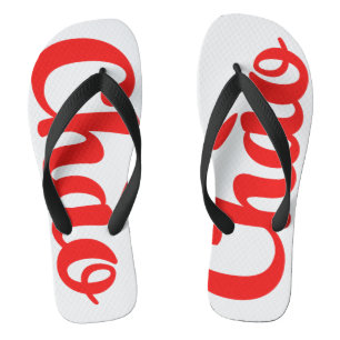 Chào / Hello ~ Vietnam / Vietnamese / Tiếng Vi Flip Flops