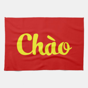 Chào / Hello ~ Vietnam / Vietnamese / Tiếng Vi Kitchen Towel