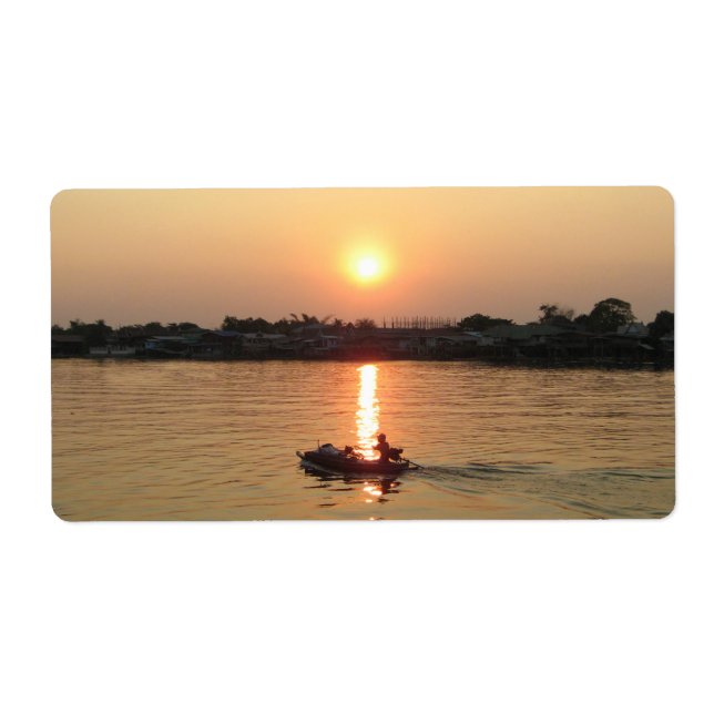 Chao Phraya River Sunset ... Ayutthaya, Thailand (Front)