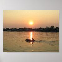 Chao Phraya River Sunset ... Ayutthaya, Thailand
