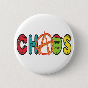 Chaos 2 Inch Round Button