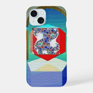 CHAOS AND ORDER TEMPLE Surreal Fractal Art iPhone 15 Case