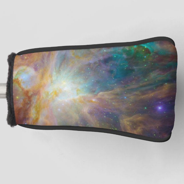 Chaos at Heart of Orion Spitzer Hubble Composite Golf Head Cover (Front)