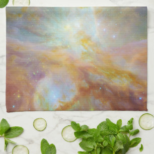 Chaos at Heart of Orion Spitzer Hubble Composite Kitchen Towel