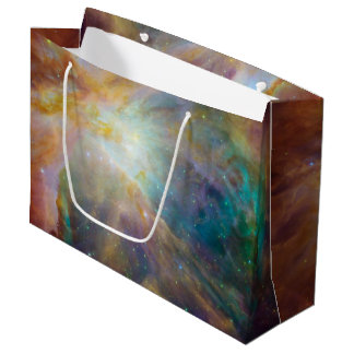 Chaos at Heart of Orion Spitzer Hubble Composite Large Gift Bag
