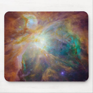 Chaos at Heart of Orion Spitzer Hubble Composite Mouse Pad