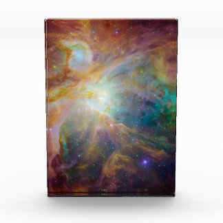 Chaos at Heart of Orion Spitzer Hubble Composite Photo Block