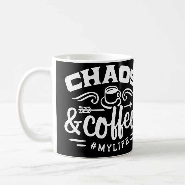 Chaos & Coffee Mug (Left)