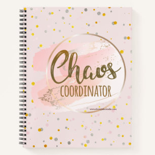 Chaos Coordinateur Journal Carnet