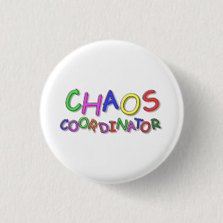 Chaos Coordinator 1 Inch Round Button