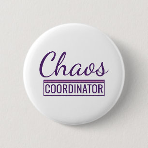 Chaos Coordinator 2 Inch Round Button
