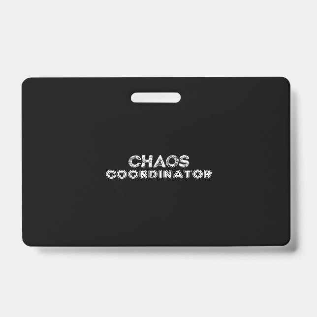 chaos coordinator badge (Front)