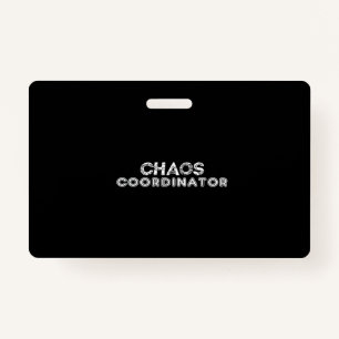 chaos coordinator badge