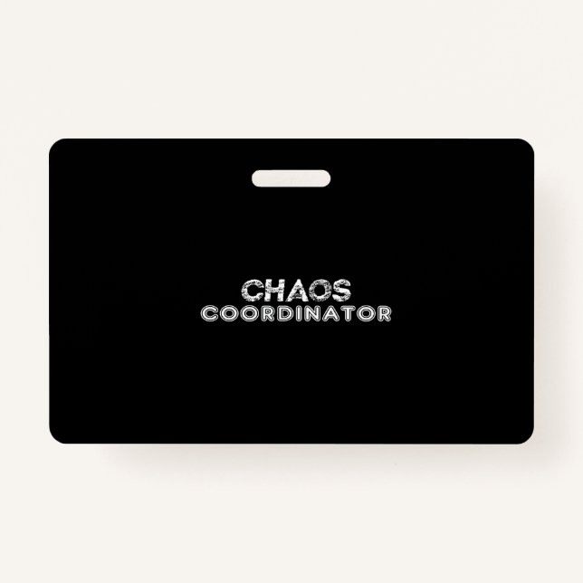 chaos coordinator badge (Front)