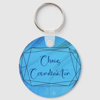 Chaos Coordinator (Blue) Keychain