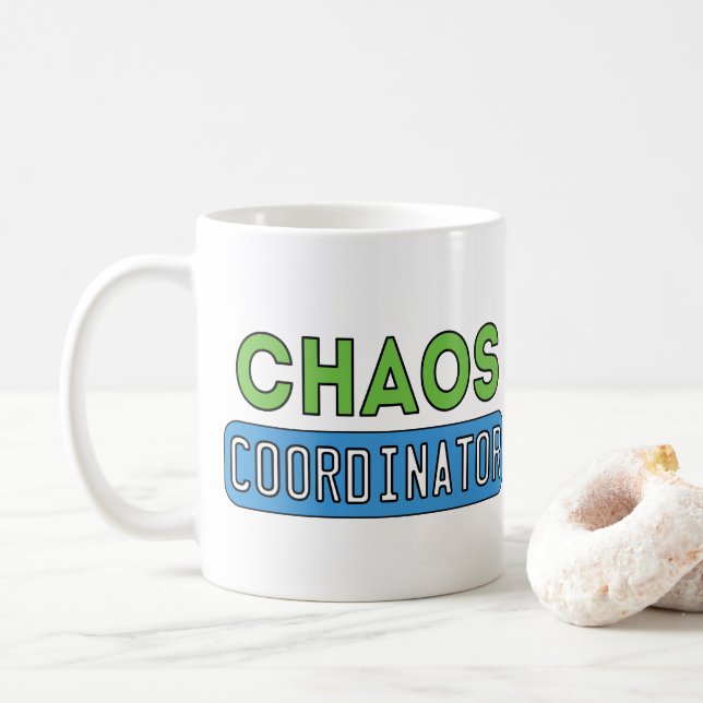 Chaos Coordinator Coffee Mug (With Donut)