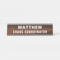 Chaos Coordinator Funny Novelty Personalized