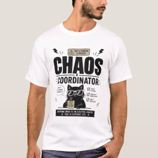 Chaos Coordinator Funny Office Shirt – Minimalist 
