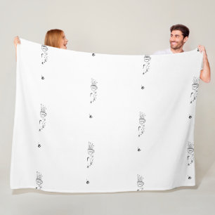 Chaos Coordinator Funny Personalized Mother's Day Fleece Blanket