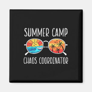 Chaos Coordinator Funny Summer Camp Counsellor Magnet