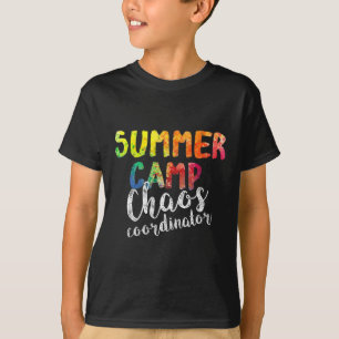 Chaos Coordinator . Funny Summer Camp Counsellor T-Shirt