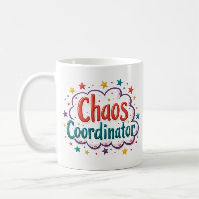 Chaos Coordinator Funny Work Mug (Left)