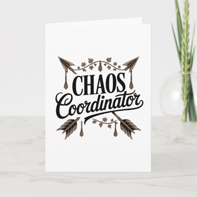 Chaos Coordinator Holiday Card (Front)