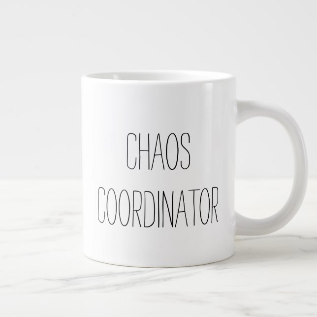 Chaos Coordinator Large Coffee Mug (Right)