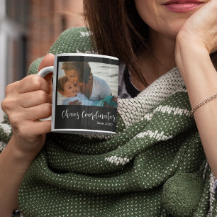 Chaos Coordinator Mom Custom Year Coffee Mug