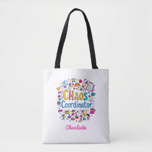 Chaos Coordinator Mom Life Funny Gift For Mom Tote Bag