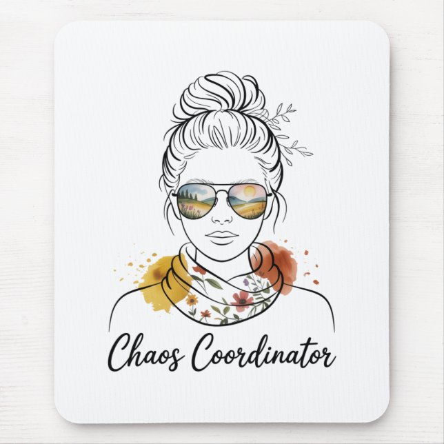 Chaos Coordinator﻿ Mouse Pad (Front)